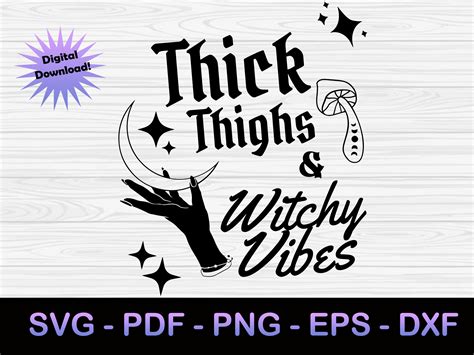 Big Legs and Witchy Vibes SVGs: Creating a Magical Atmosphere for Halloween